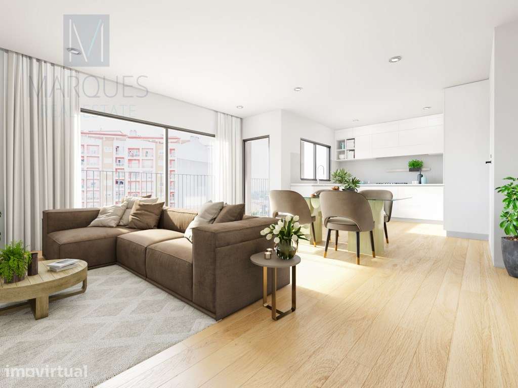 Apartamento T2 Duplex com Estacionamento e Arrumos em Vale Milhaços... - Grande imagem: 2/8
