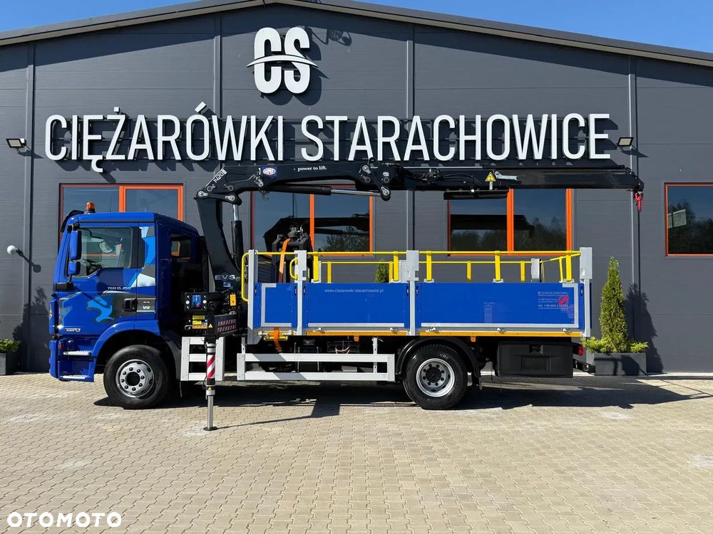 MAN TGM 15.250 skrzynia z żurawiem // E6 // Klimatyzacja / HMF 1420 K1 HDS dzwig kran crane budowlanka - 14