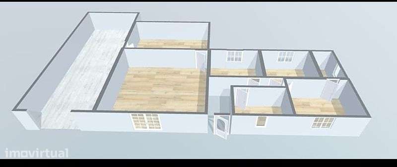 Moradia T3 com 170m2 e Estilo Contemporâneo - Grande imagem: 5/9