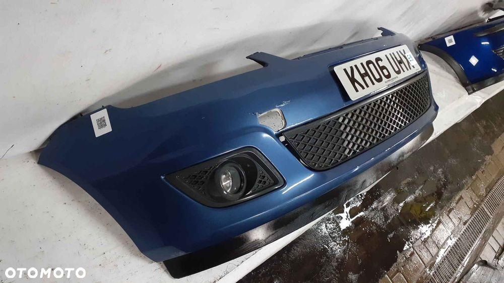 } ZDERZAK PRZÓD PRZEDNI FORD FIESTA MK VI 6 LIFT FL NIEBIESKI HALOGENY USZKODZONY - 3