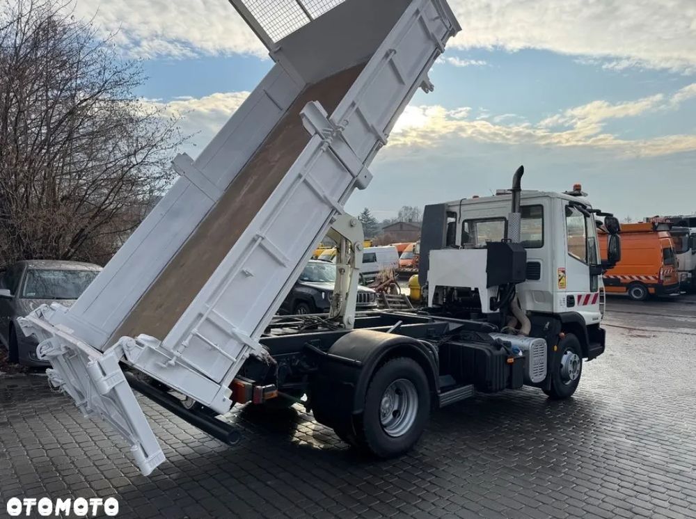 Iveco Eurocargo Tylko 80 tyś km EURO 5 Wywrotka 3 str SPECJALNY Solarka Piaskarka Czołownica - 8