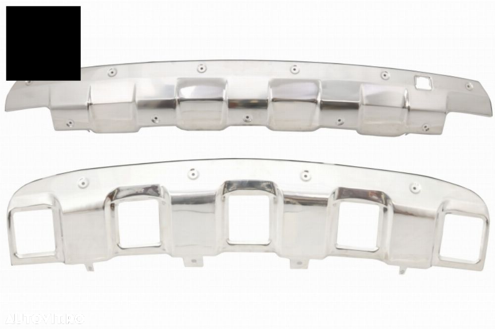 Pachet Praguri Trepte Laterale cu Prelungiri Off Road Mercedes M-Class ML W164 (20- livrare gratuita - 9