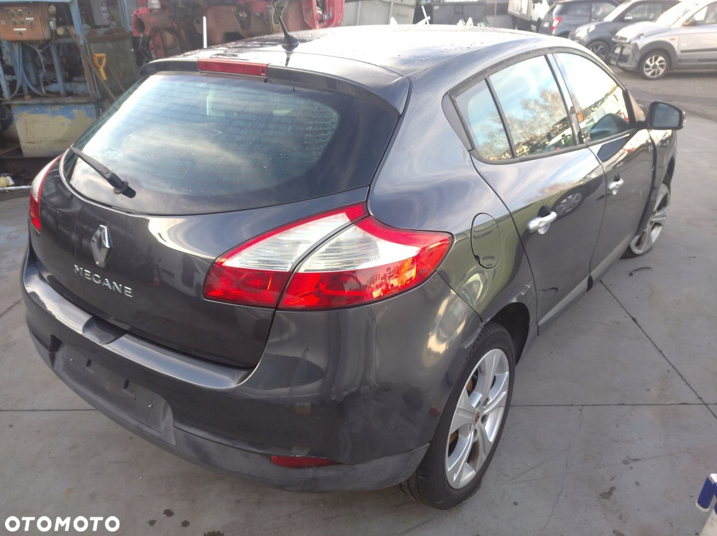 RENAULT MEGANE 3 III DRZWI PRZÓD TYŁ PRAWE LEWE TEB66 SZARE HB HATCHBACK - 2