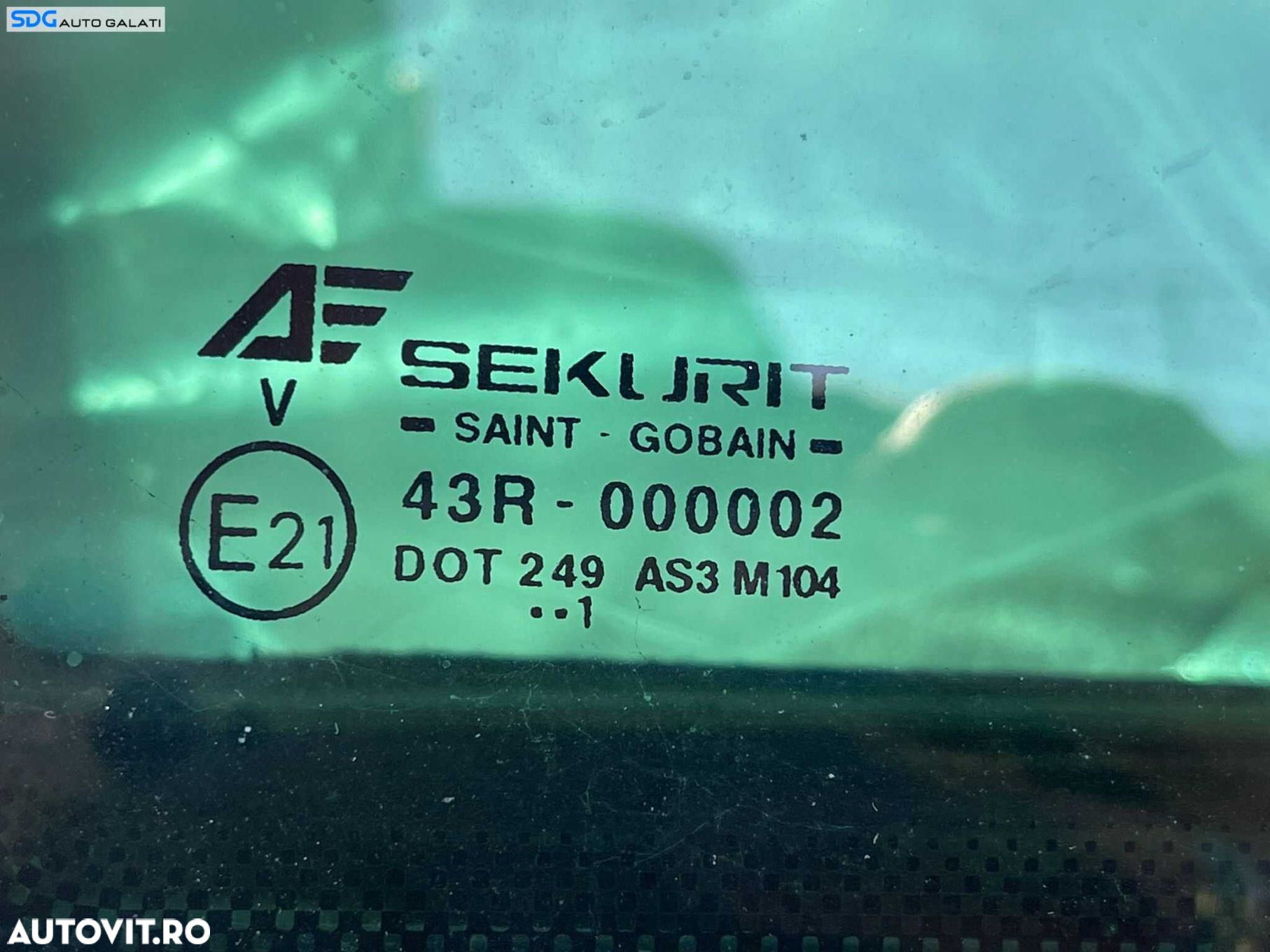 Geam Sticla Fix de pe Aripa Caroserie Stanga Spate Seat Alhambra 1996 - 2010 Cod gsasssdgbvs1 - 2