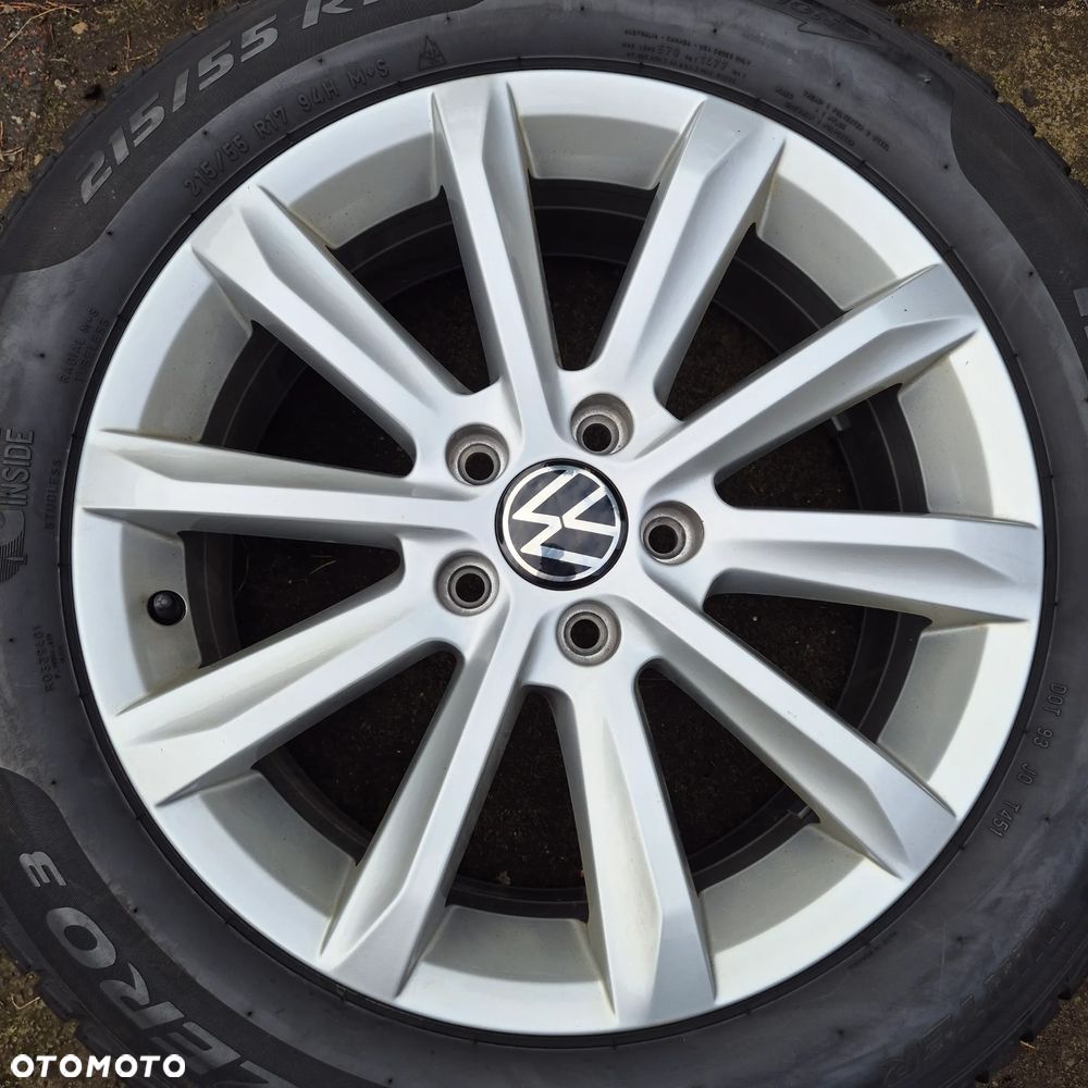 KOŁA ZIMA 17'' VW PASSAT TOURAN T-ROC BEETLE SUPERB OCTAVIA 215/55 R17 - 4