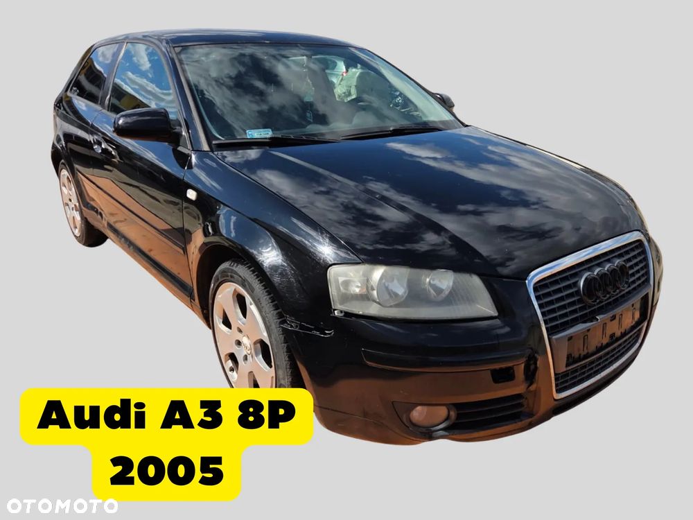 Audi A3 8P 2005 Silnik 1.9 TDI (BLS) 105 KM (77 kW) LY9B Na części silnik, drzwi, maska, zderzak, klapa bagażnika, lampa - 1
