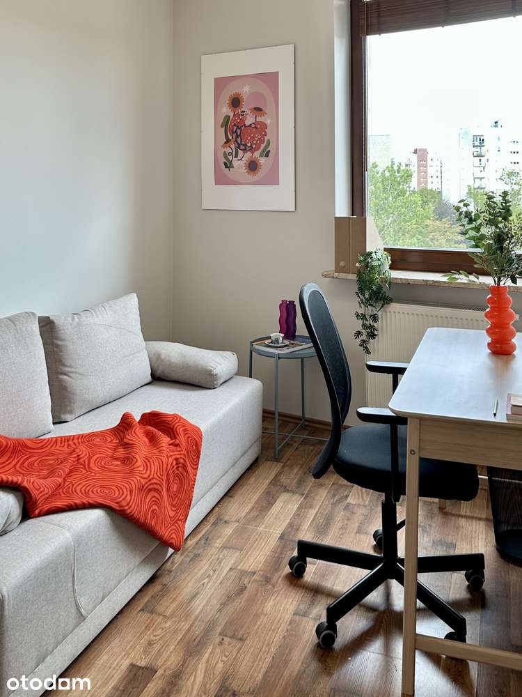 Słoneczne 3-pok. mieszkanie 58m² | Stegny | winda, balkon, miej. park.