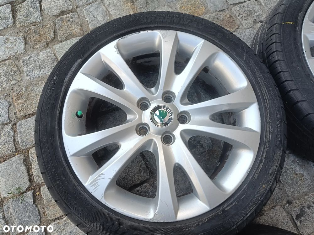 Felgi Aluminiowe 17 Skoda Superb 2 II 5x112 ET49 3T0601025D Koła Seat Audi VW 7,5Jx17H2 - 15