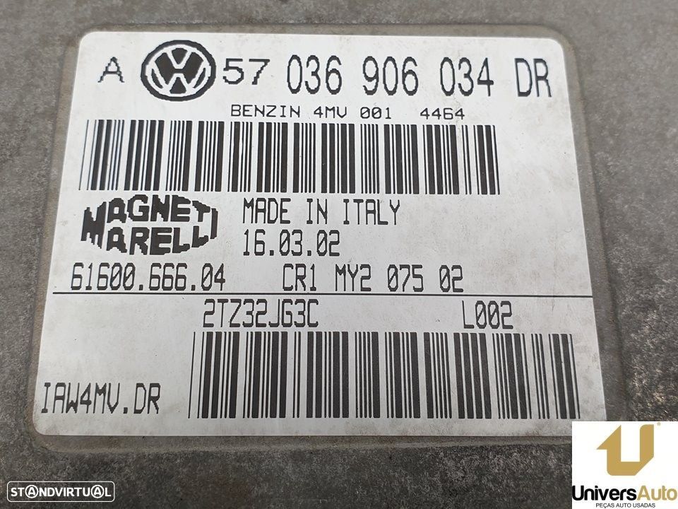 CENTRALINA MOTOR UCE VOLKSWAGEN GOLF IV 2002 -036906034DR - 4