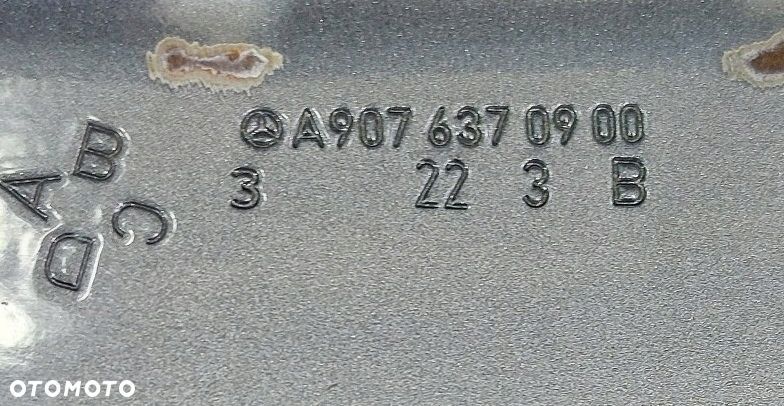 poszycie błotnika tył prawy mercedes sprinter w907 a9076370900 - 5