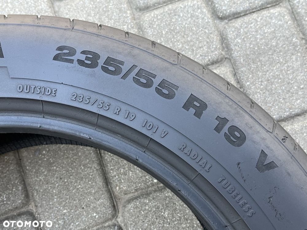 DWIE LETNIE OPONY CONTINENTAL 235/55 R19 101V  5,5 MM BIEŻNIKA LATO - 6