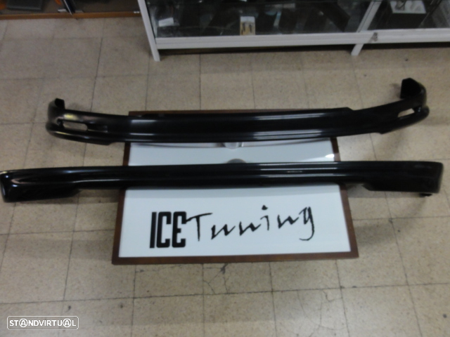 Kit Lip / Spoiler frontal mugen+ Traseiro Honda Civic 99-01 3 Portas Mugen + Type R style ABS(plastico) - 2