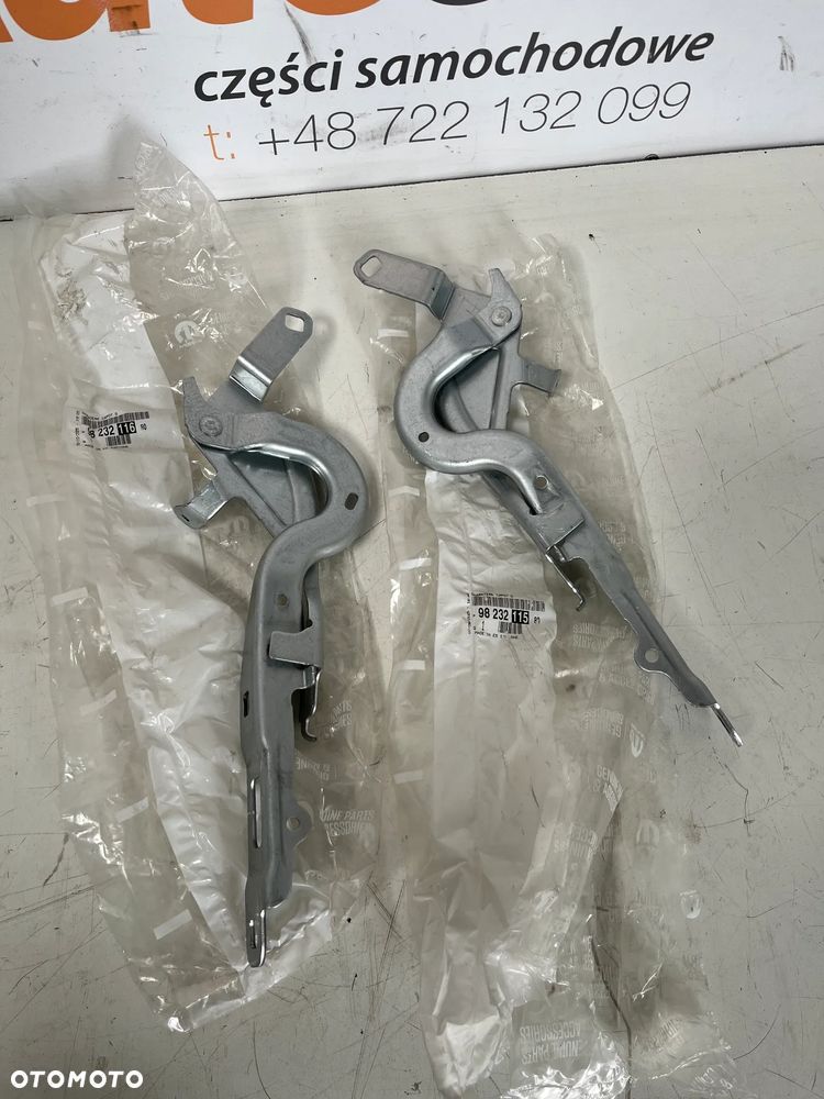 ZAWIAS MASKI PEUGEOT 208 II LEWY/PRAWY 9823211680,9823211580 - 1