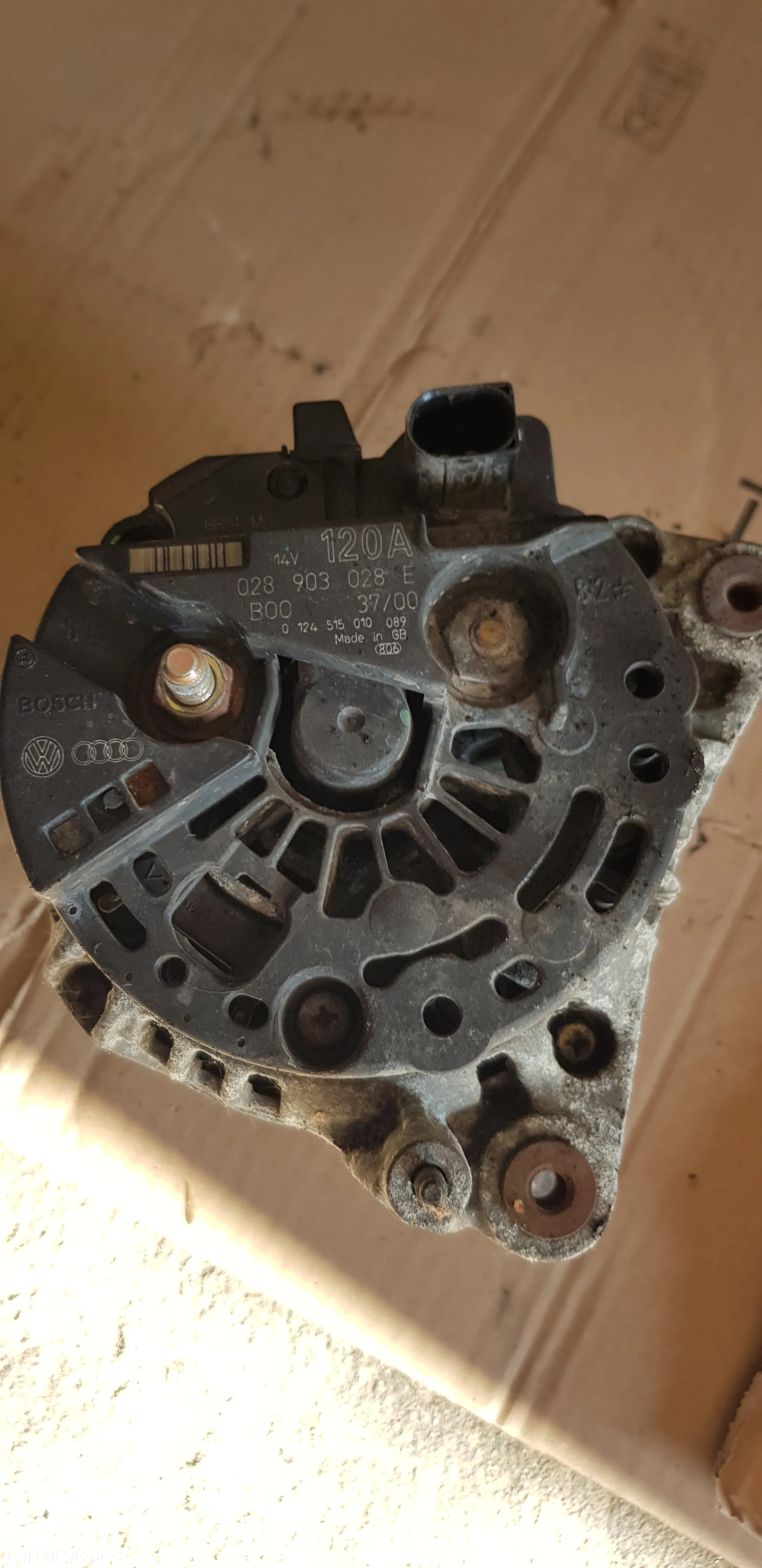 Seat Alhambra Vw Seat Ford alternator 1.9 TDI  120A 02890328E - 2