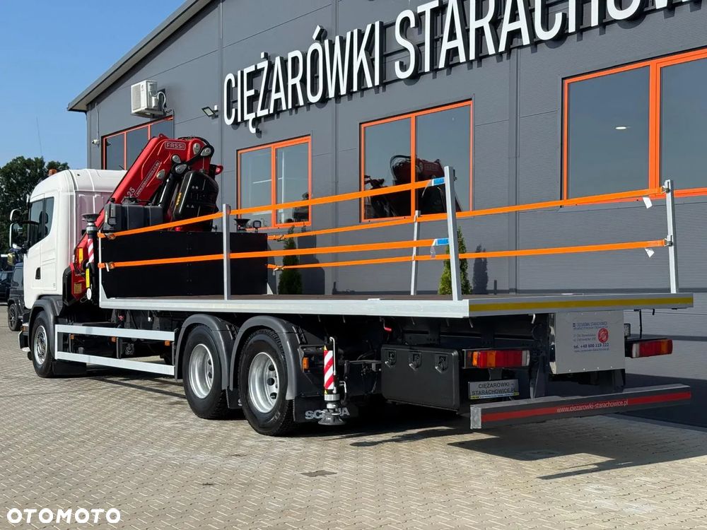 Scania Scania SCANIA G 320 // Klimatyzacja /  6x2 6x4 // platforma z żurawiem FASSI F425RA.2.24 - 5