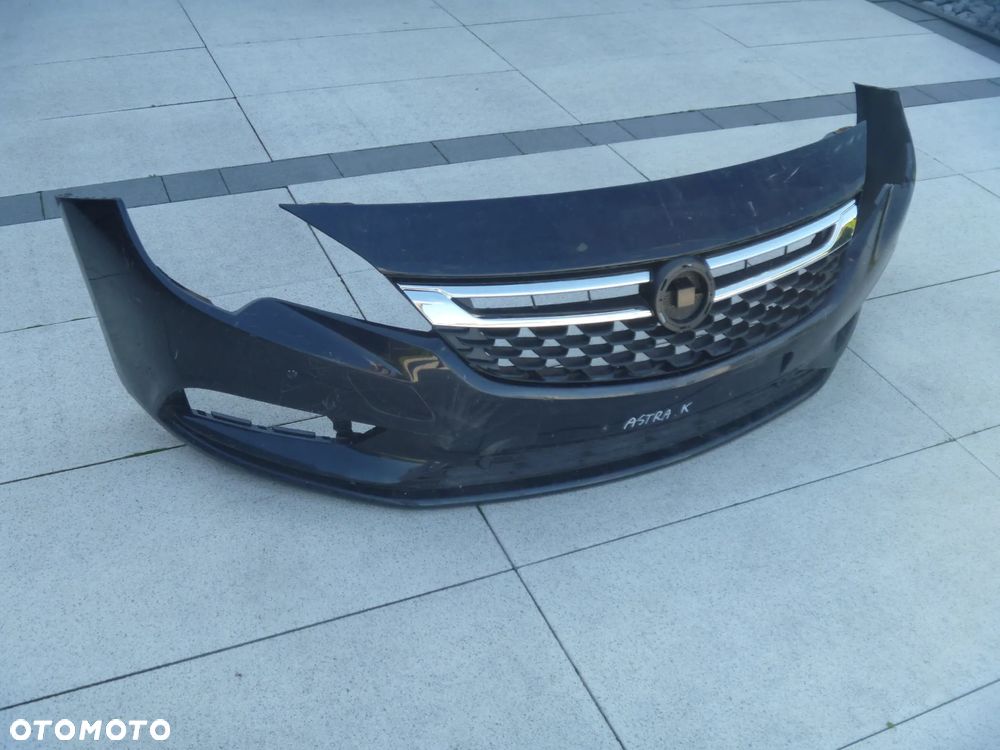 OPEL ASTRA K V ZDERZAK PRZEDNI ATRAPA KRATKA ORYGINAŁ 4 PDC - 2