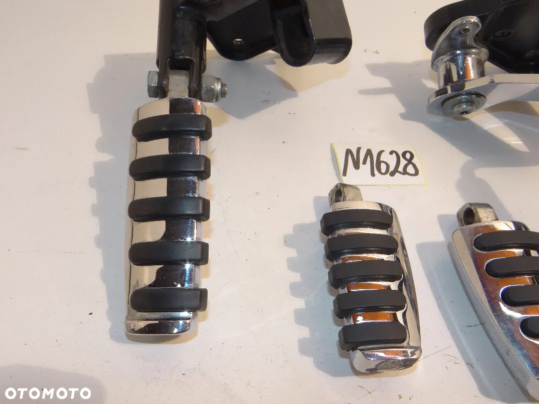 Harley Davidson Softail FXST Twin Cam podnóżki kierowicy pasażera + set mocowania + dźwignia hamulca tył N1628 - 6