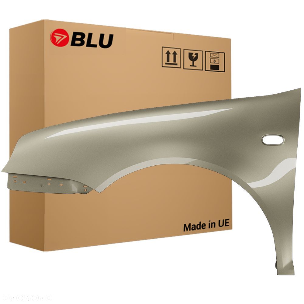 BLU Błotnik VW GOLF IV 4 LA1W lewy złoty 97-06 przód ocynk StormBeige - 1