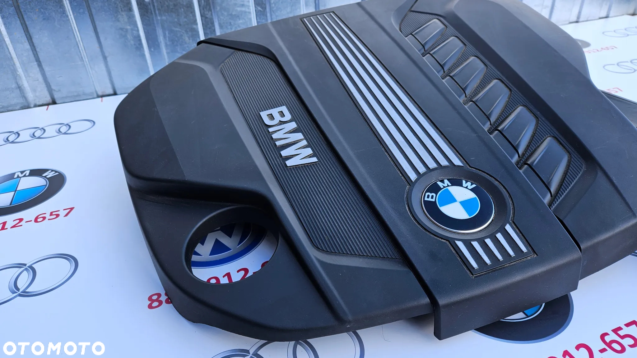 BMW X5 E70 LCI X6 E71 LCI 3.0D N57 Kompletna górna osłona silnika z dolotem filtrem 7812061 7812063 - 5