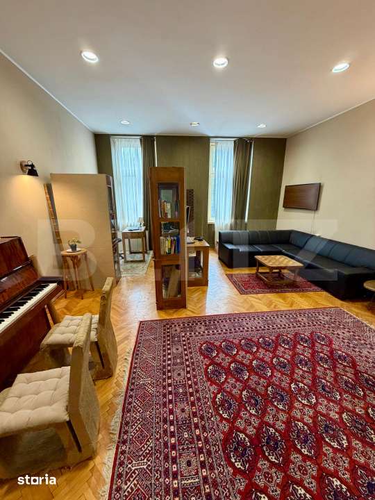 Apartament 2 camere, 71 mp, tavan inalt 3,30 m, garaj, Centru — fotografia 1
