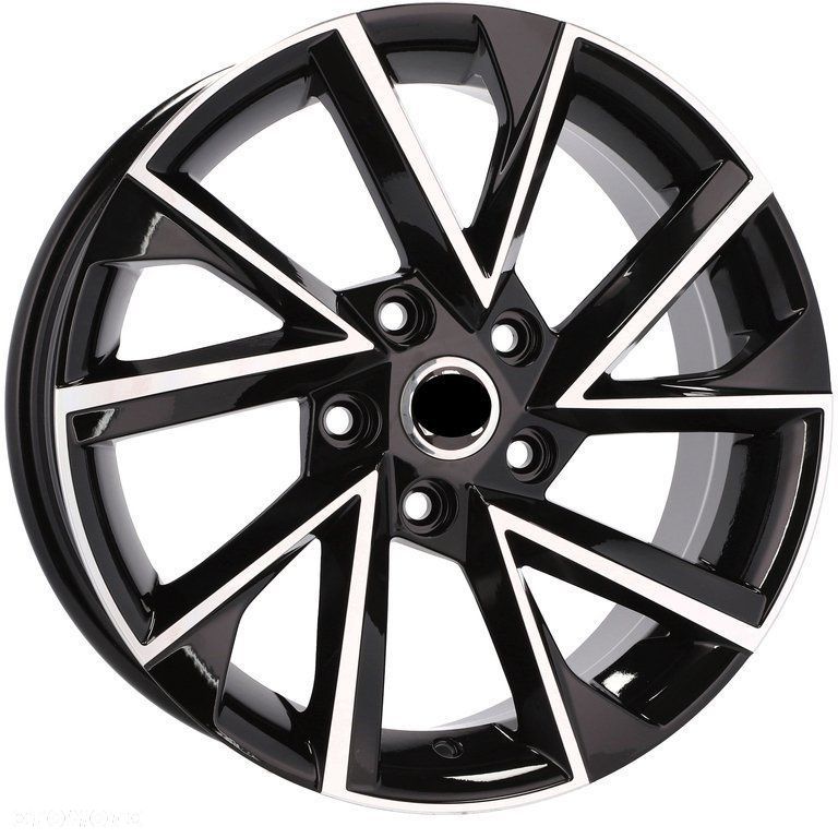 4x Felgi 17 m.in. do SKODA Karoq Scout Kodiaq Octavia IV Uperb MG HS ZS Passat Golf - FE181 (BK5804) - 9