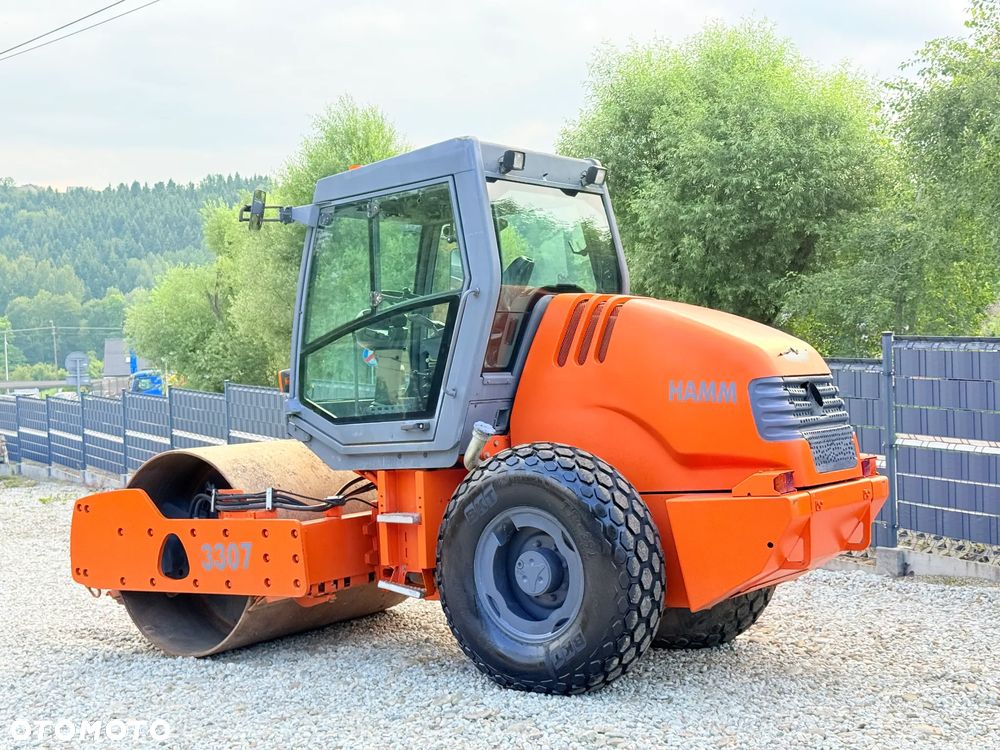 Hamm * Walec Drogowy * Hamm 3307 * Guma Stal * 7000 kg * - 12