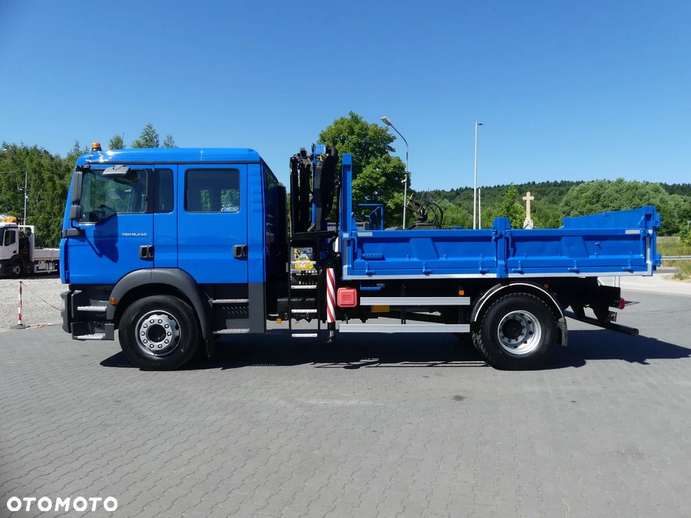 MAN TGM 18.240 / WYWROTKA + HDS / ŁYŻKA / DOKA / DŹWIG / - 6