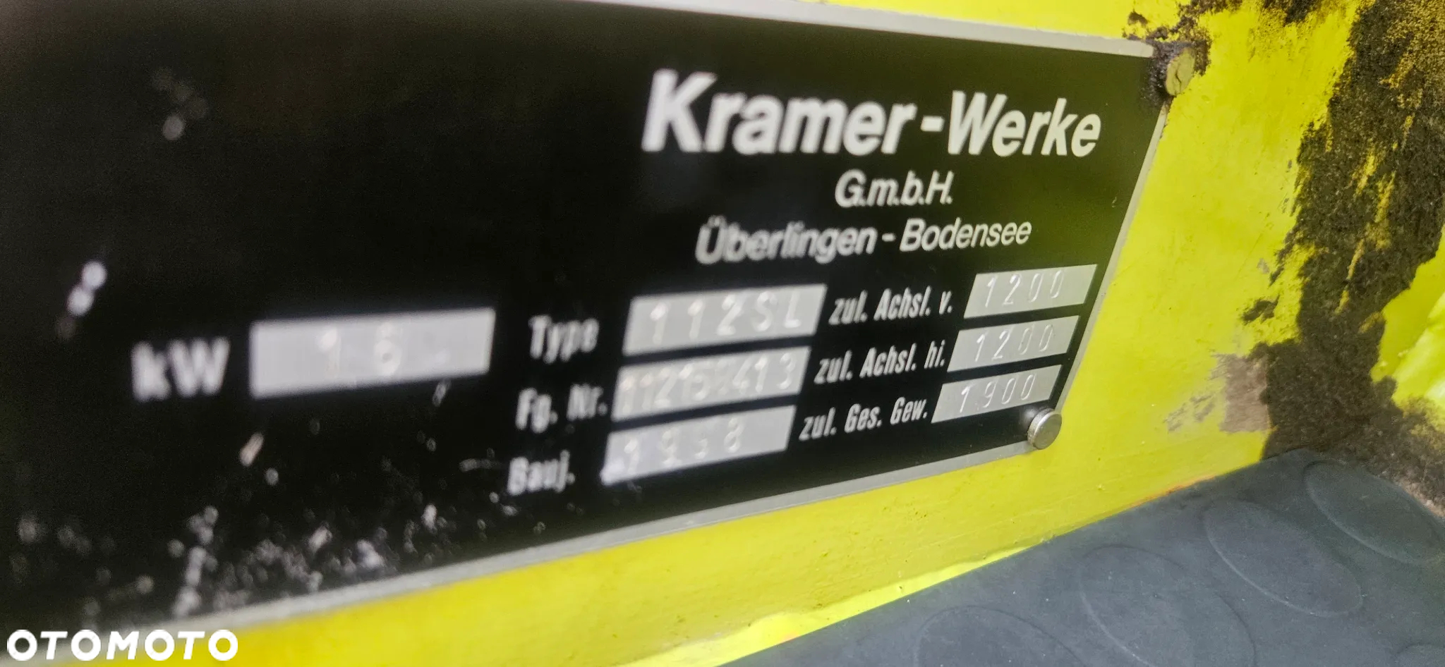 Kramer 112, 1998 rok łyżka+widły z Niemiec! 1 właściciel! - 16