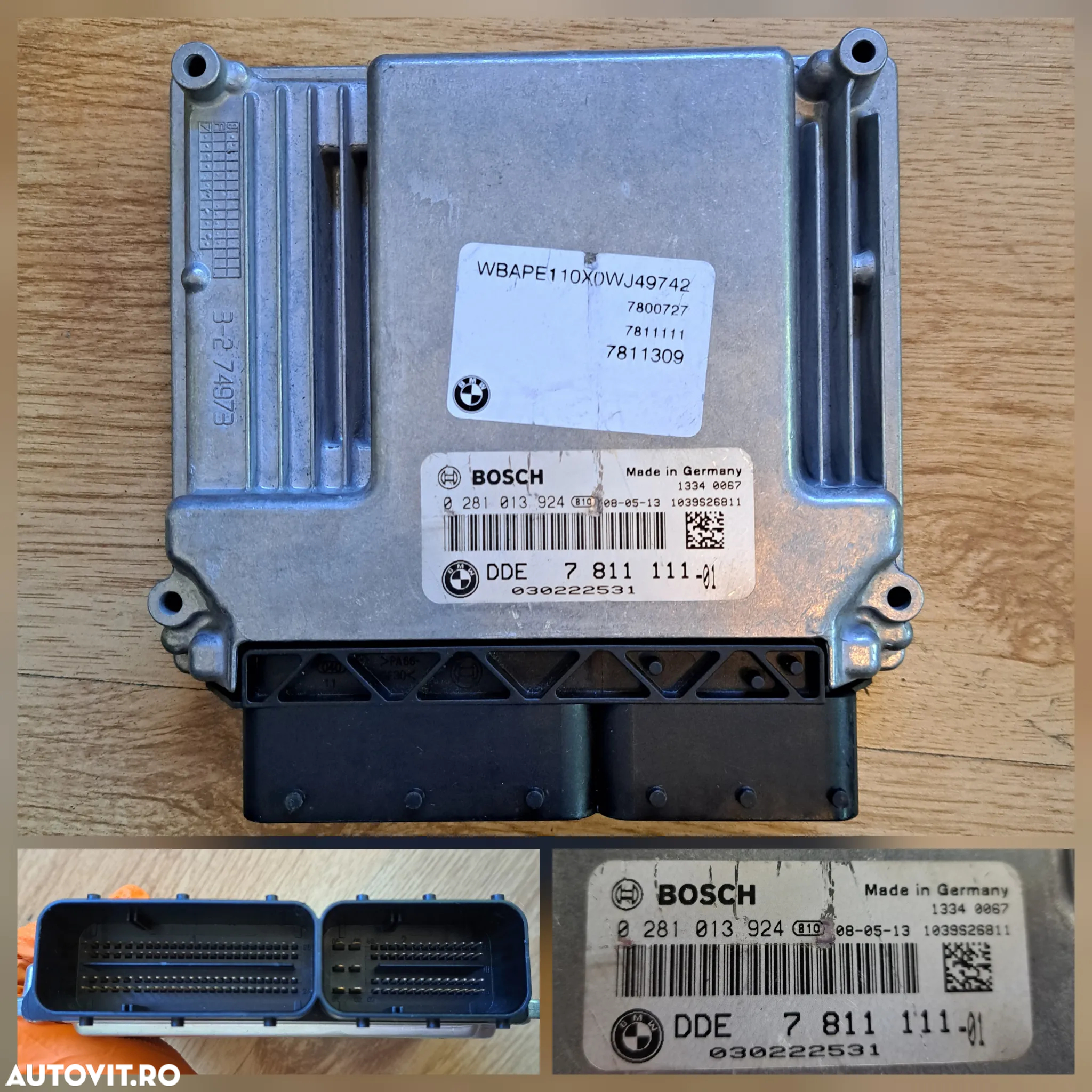 Modul ECU calculator motor bmw Seria 3 E83 LCI seria 5 E60 E61 F07 GT Seria 7 F01 F02 X3 E83 LCI - 4