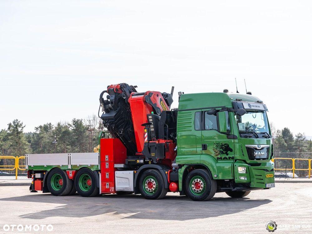MAN TGS 35.500 8x4 Palfinger PK 135.002 TEC HDS Żuraw Wciagarka - 9