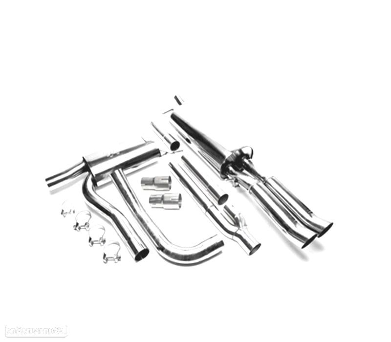 LINHA DE ESCAPE EM INOX PARA AUDI A4 B5 X2 DTM - 1