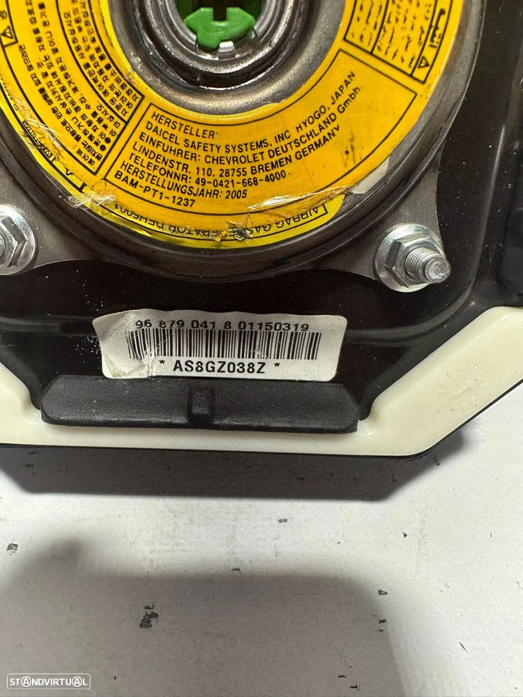 .Airbag Volante Condutor Guiador Original Chevrolet Aveo T250 96879041 2008 - 2011 - 8