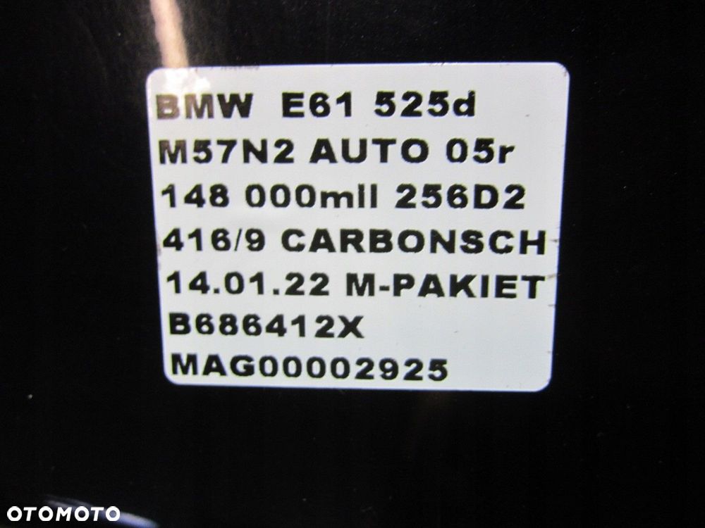 BMW E61 E60 BMW DRZWI PRAWY PRZÓD PRAWE 416 - 3