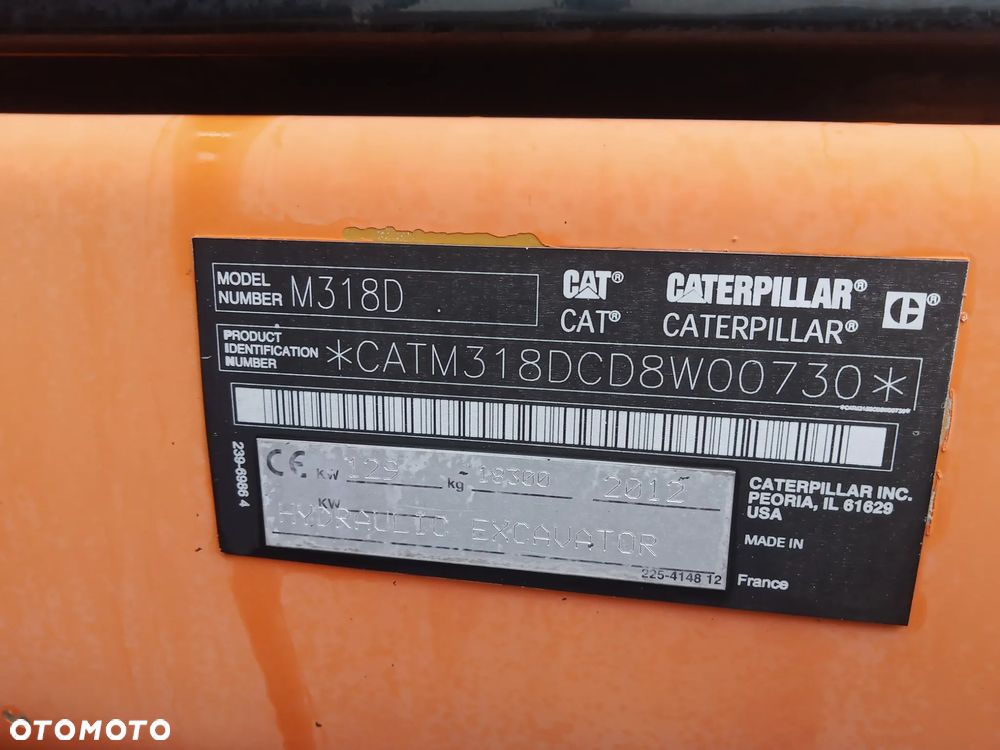 Caterpillar Cat M318D Bez Edblue i DPF z Niemiec - 13