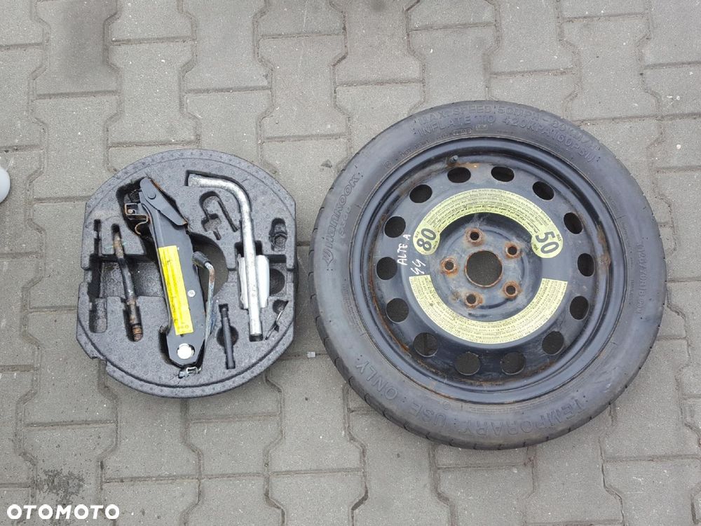 SEAT ALTEA LEON II A3 8P KOŁO DOJAZDOWE 16 5X112 LEWAREK - 1