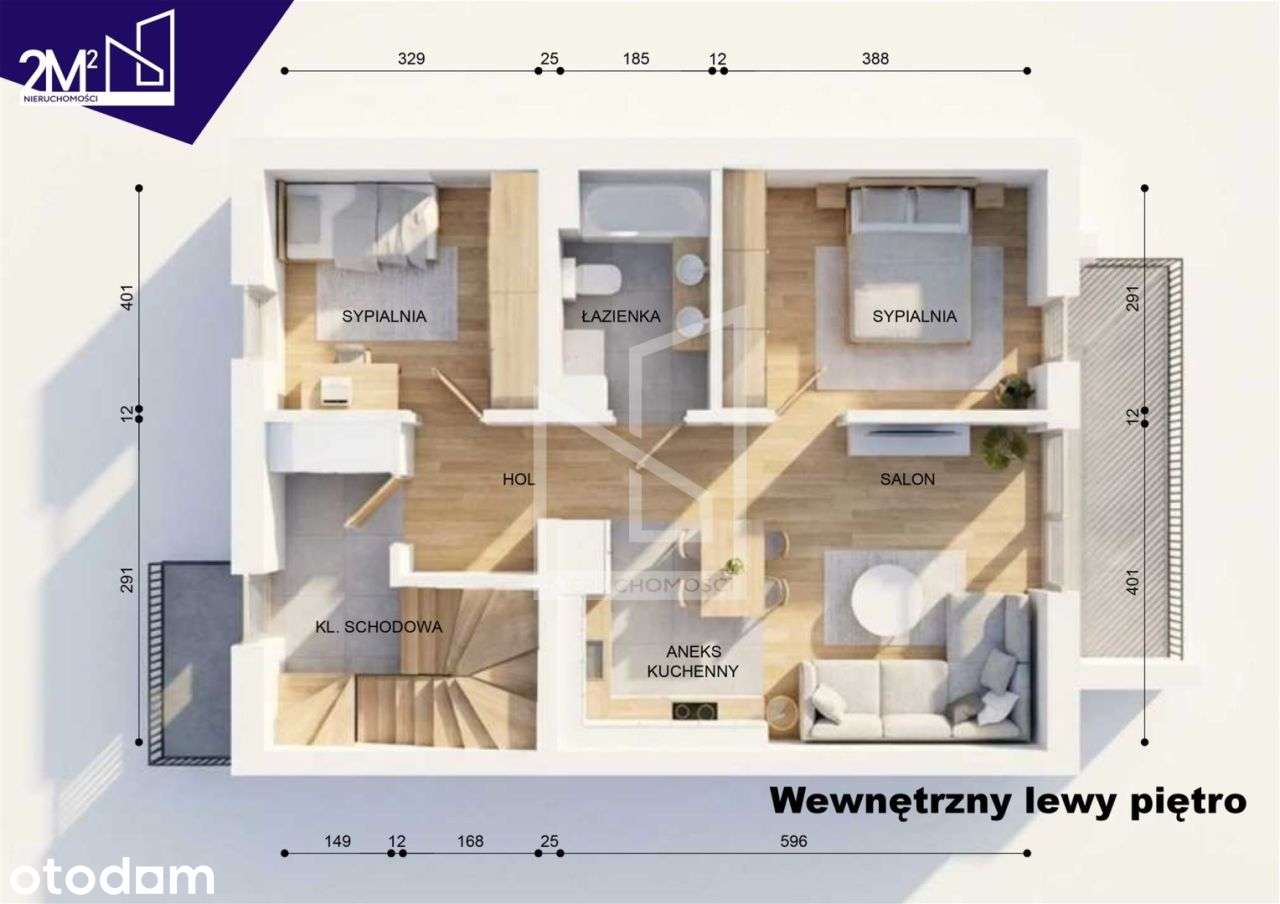 62,96+26,35 Mieszkanie w zabudowie szeregowej