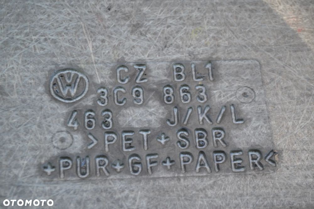 VW PASSAT B6 B7 KOMBI DYWAN WYKŁADZINA PODŁOGA BAGAŻNIKA 3C9863463 - 4