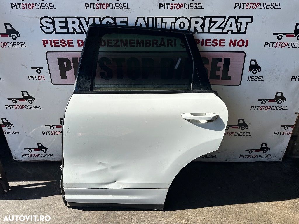 Usa stanga spate PORSCHE CAYENNE (92A) 958 alba 2010 2011 2012 2013 2014 2015 2016 cu defect - 1