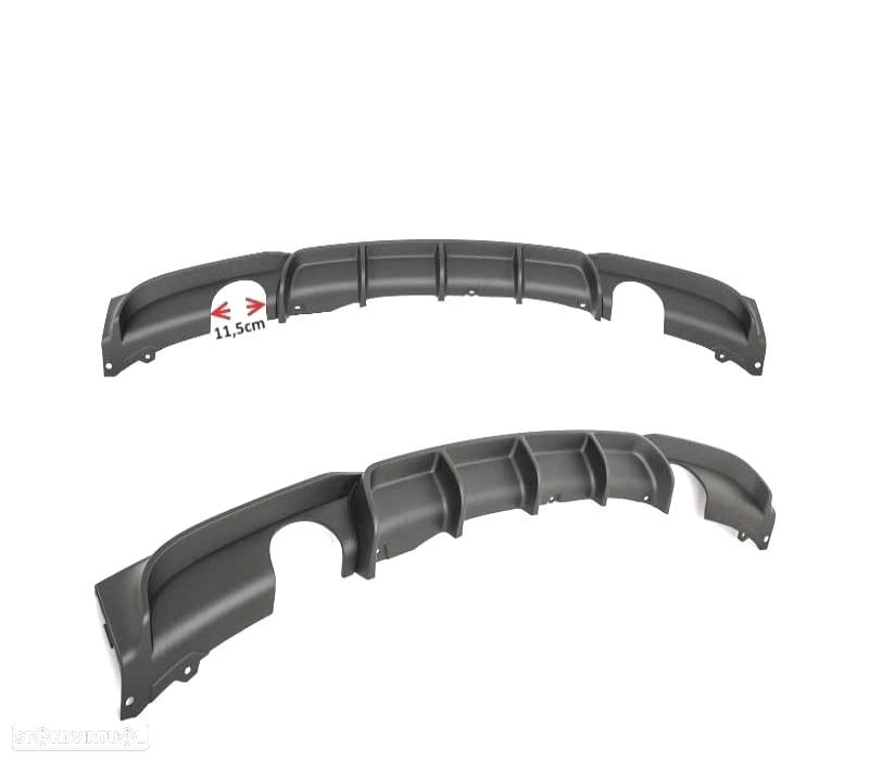 DIFUSOR BMW F30 F31 LOOK M PERFORMANCE DUPLA SAIDA O---O - 2