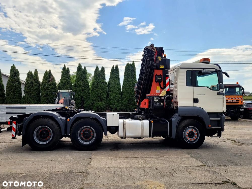 MAN TGA 33.480 6x4 Palfinger PK29002 Ciągnik + Kiper - 8