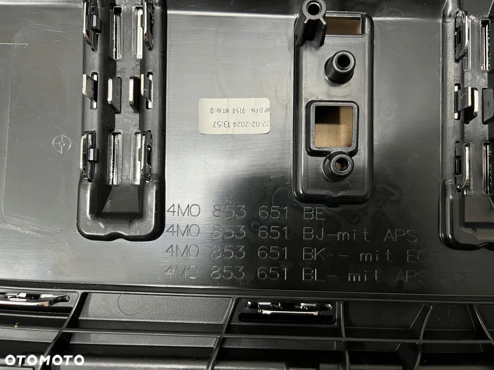 GRILL AUDI Q7 4M0 LIFT 2024 4M0853651BE ATRAPA ZDERZAKA AUDI Q7 II LIFT - 5