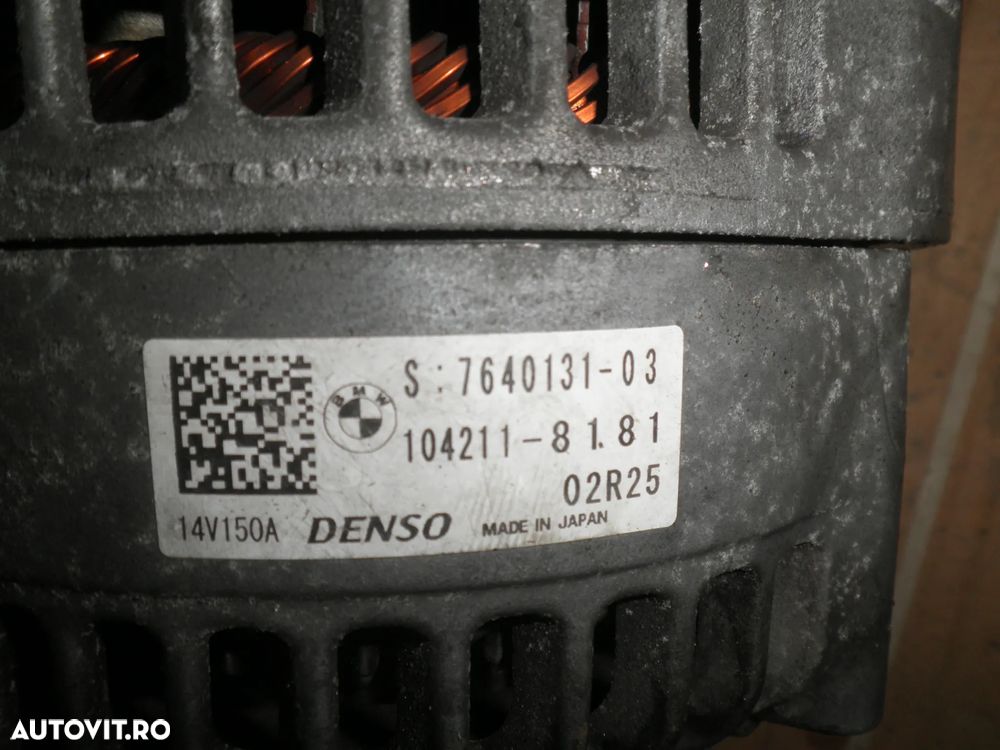 Alternator Mini Cooper, BMW F22 F30 X1 X3 , 1.5 2.0 7640131 764013103 7640131-03 - 3