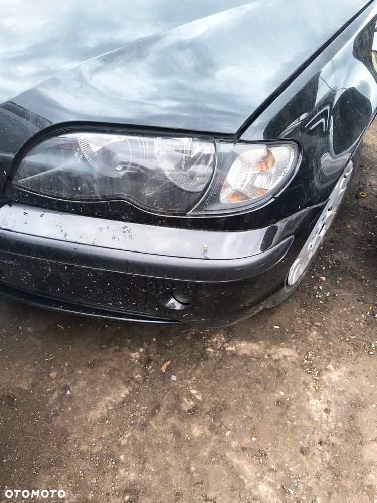 BMW E46 lift  zderzak schwarz 2 czarny kpl. strefa zgniotu - 2