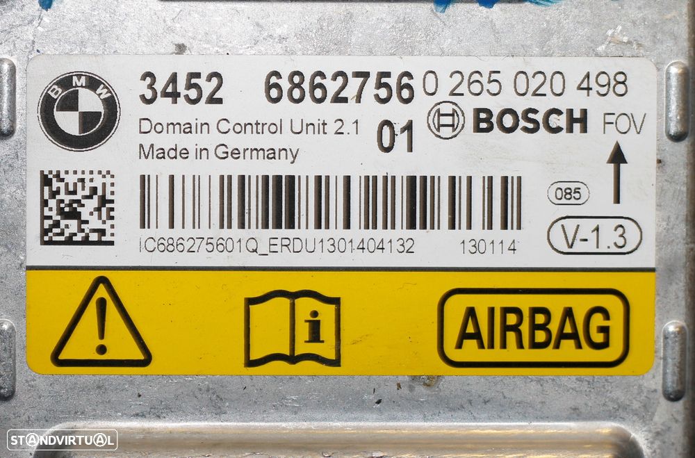 CENTRALINA DE AIRBAG BMW F30 - 5