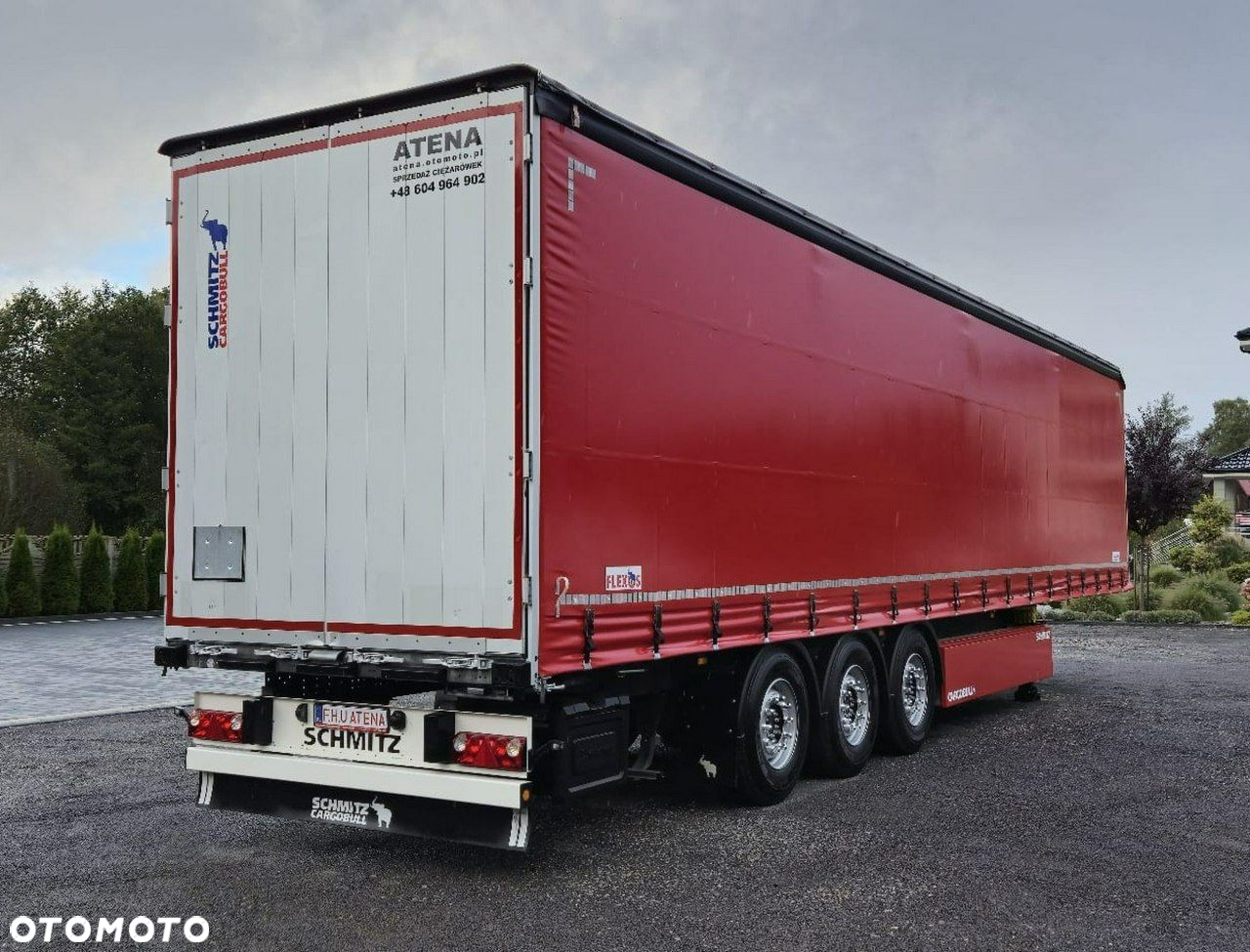 Schmitz Cargobull Firana Standard, Oś podnoszona, Paleciara - 7