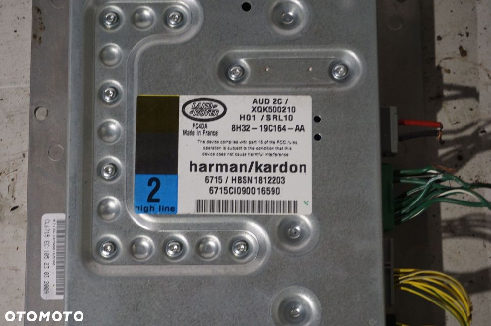 NAGŁOŚNIENIE HARMAN KARDON KOMPLET 8H32-19C164-A LAND ROVER DISCOVERY 3 III - 2