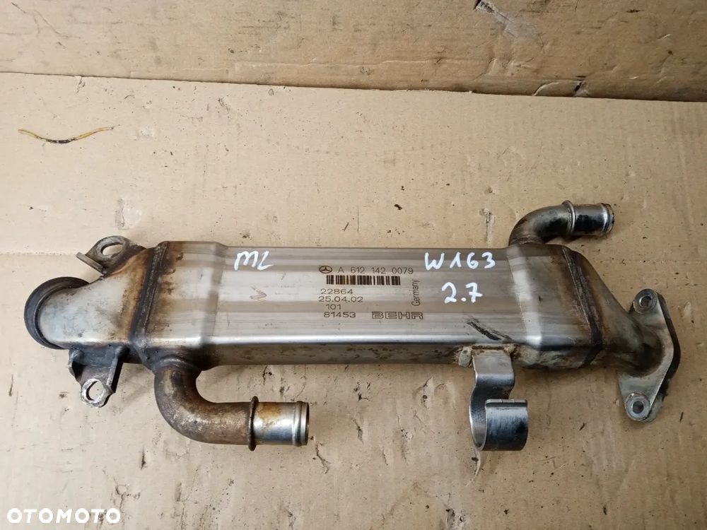 Chłodniczka spalin Mercedes ML W163 2.7CDI A6121420079 - 1