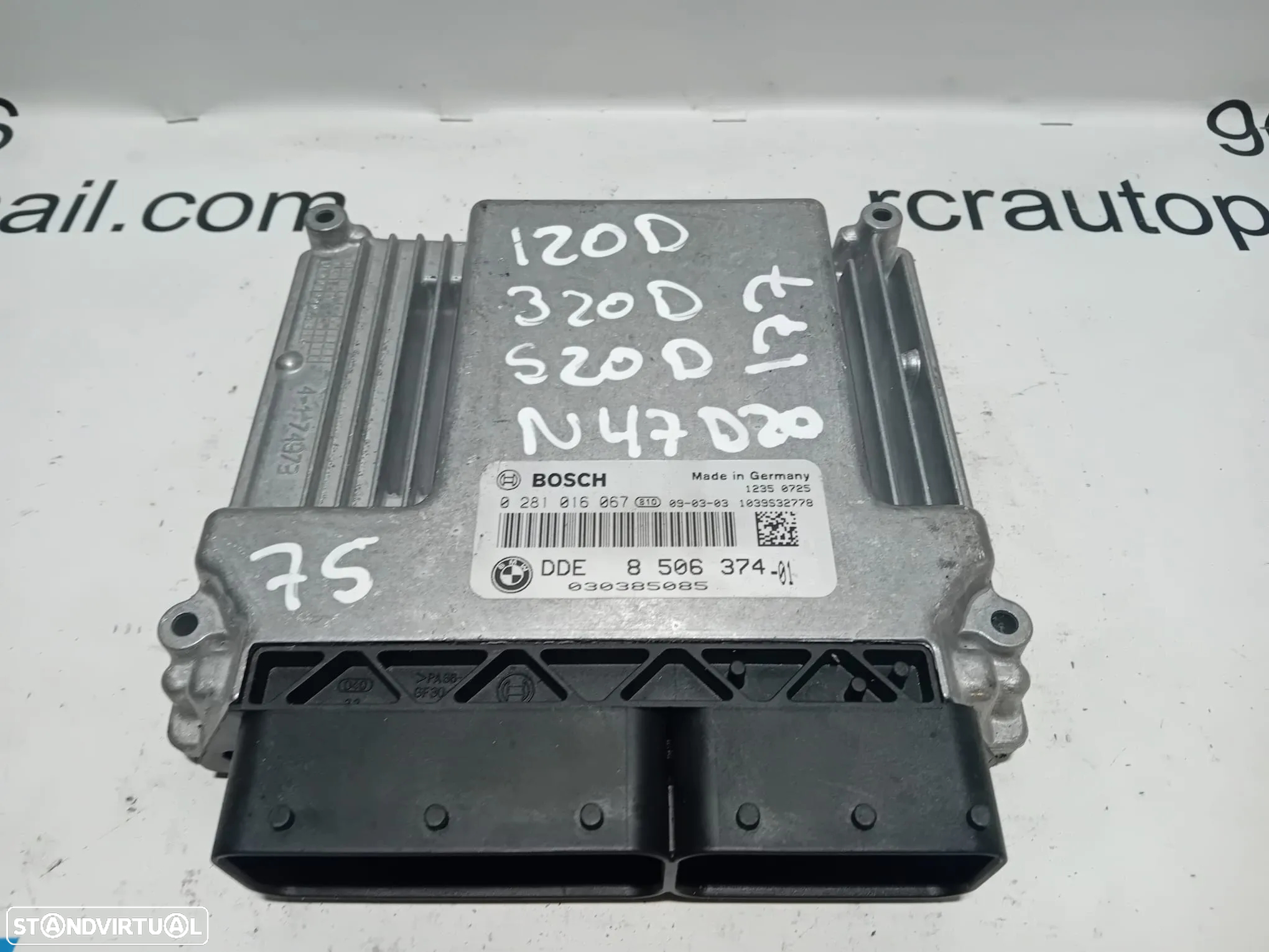 Centralina Bosch Original BMW N47D20 N47N N47 8 506 374 / 0 281 016 067 - 4