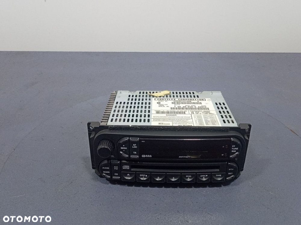 CHRYSLER SEBRING II RADIO FABRYCZNE  P05091610AB - 1