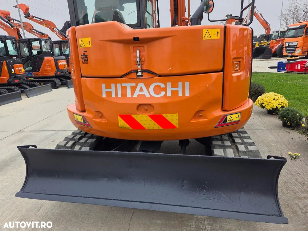 Hitachi ZX85, 2021, 4.088h, CUPLA RAPIDA+3 CUPE NOI, Senile CAUCIUC 90% ok, Inst hidr de picon pe bratele de excavare, A doua inst hidr pe bratele de excavare, Ad sapare 5m, ridica 4,5t, camera spate, 8.650kg, leasing 4 ani-6.500lei/luna, PROMOTIE 56.900 EUR - 19